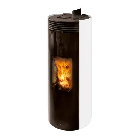 Poêle à granulés canalisable Edilkamin Libra X 9+ Coax Puissance 9.2kW Sortie Fumée Coaxiale Ø8/13 cm