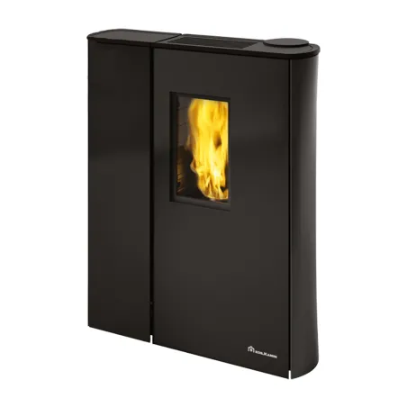 Poêle à granulés canalisable Edilkamin Cherie Slim 9+ Puissance 9kW Sortie Fumée Flexible