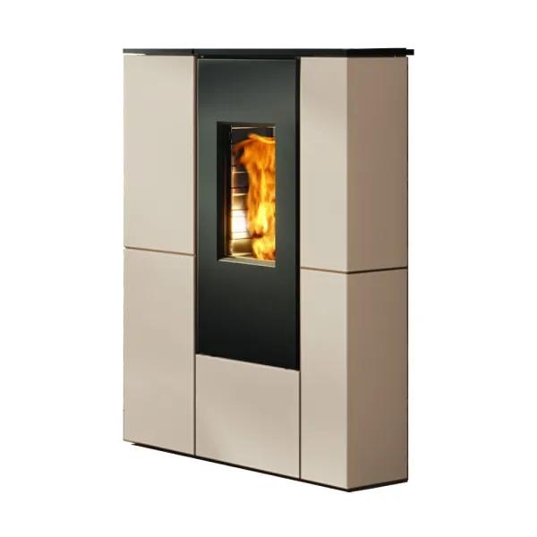 Poêle à granulés canalisable Edilkamin Tratto 9+ Back Puissance 9kW Sortie Fumée Postérieure Ø8 cm