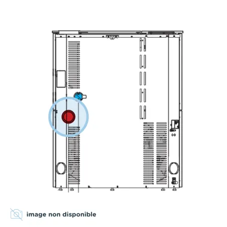 Kit sortie fumées par l'arrière Ø 8 cm pour poêle à granulés Edilkamin Tratto 12++
