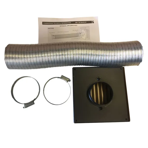 Kit collecteur air externe pour poêles à bois Charnwood Réf. 010TH50
