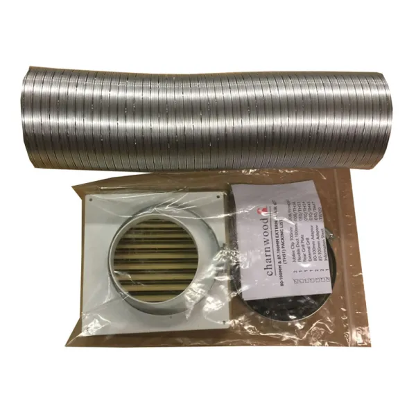 Kit collecteur air externe pour poêles à bois Charnwood Réf. 010TH82