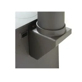 Adaptateur arrière vertical pour poêles à bois Charnwood Ø125 ou Ø150 2