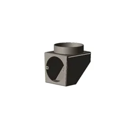 Adaptateur arrière vertical pour poêles à bois Charnwood Ø125 ou Ø150