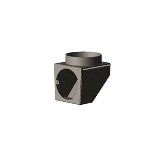 Adaptateur arrière vertical pour poêles à bois Charnwood Ø125 ou Ø150