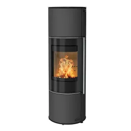 Poêle à bois Löwenberg Lora Puissance 8kW Sortie Fumée Supérieure Ø15 cm