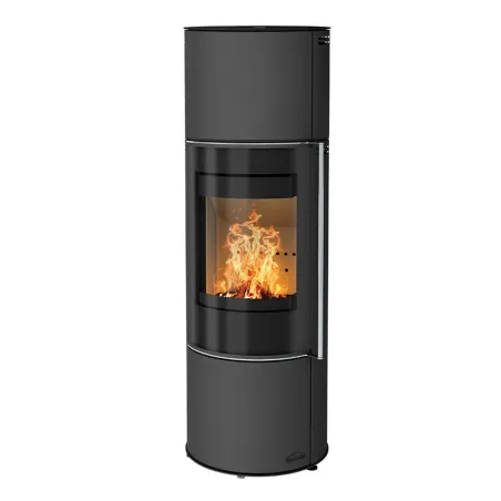 Poêle à bois Löwenberg Lora Puissance 8kW Sortie Fumée Supérieure Ø15 cm