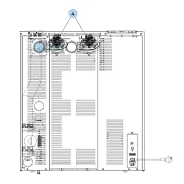 Kit canalisation Pro2 pour poêles à pellets Palazzetti Tiffany TC ventilateur additionnel 2