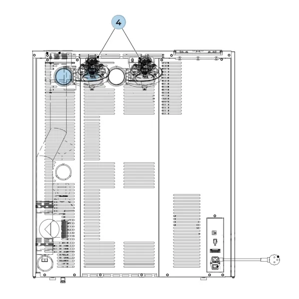 Kit canalisation Pro2 pour poêles à pellets Palazzetti Tiffany TC ventilateur additionnel