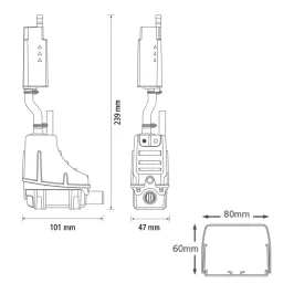 Pompe de relevage ASPEN Mini Verte Silence + débit 12 L/h pompe bi-bloc pour climatiseur 2