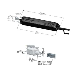 Pompe de relevage SAUERMANN bi bloc SI-20 débit 20L/h mini pompe de vidange pour climatiseur 2