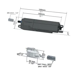 Pompe de relevage SAUERMANN bi bloc SI-21 Silent Flow débit 20L/h mini pompe de vidange pour climatiseur 2