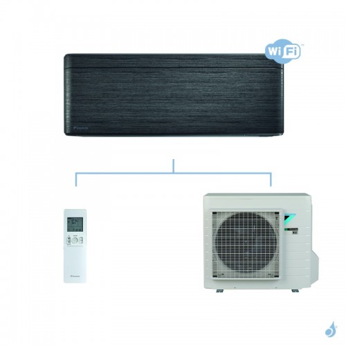 DAIKIN climatisation mono split mural gaz R32 Stylish Blackwood FTXA-AT 5kW WiFi FTXA50AT RXA50A A++