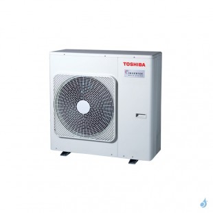 TOSHIBA climatisation tri split gainable compact gaz R32 4,5 + 4,5 + 4,5kW + RAS-3M26U2AVG-E 7,5kW A++