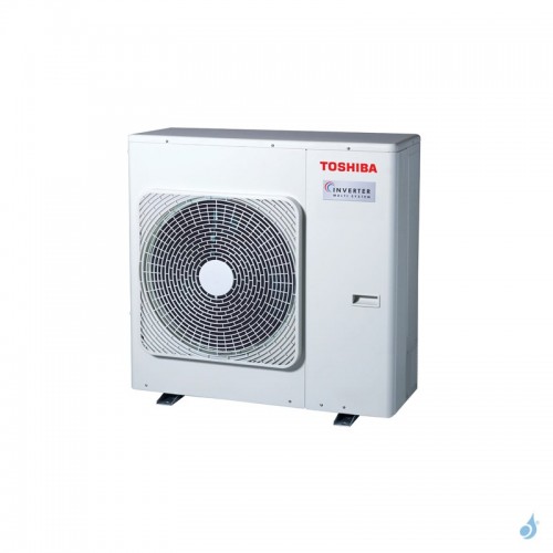 TOSHIBA climatisation tri split gainable compact gaz R32 2,5 + 2,5 + 7,1kW + RAS-5M34U2AVG-E 10kW A++