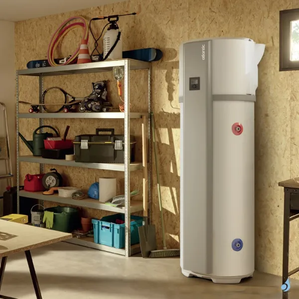 ATLANTIC chauffe-eau thermodynamique sur socle Calypso Connecté 200L A+
