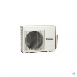HITACHI climatisation bi split gainable gaz R32 RAD-18QPE + RAD-25RPE + RAM-40NP2E 4kW A+++