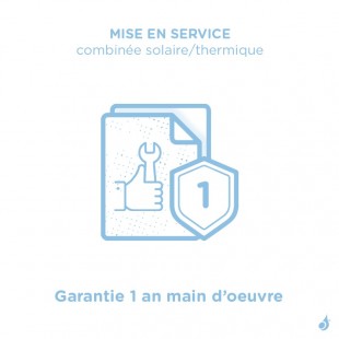 Mise en service combinée solaire thermique Daikin France - Garantie 1 an main d’oeuvre