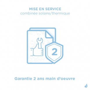 Mise en service combinée solaire thermique Daikin France - Garantie 2 ans main d’oeuvre