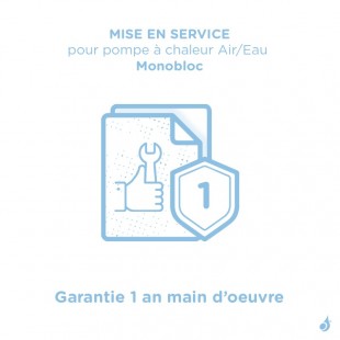 Mise en service pour pompe à chaleur Air/Eau Monobloc Daikin France - Garantie 1 an main d’oeuvre