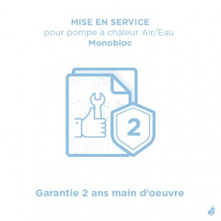 Mise en service pour pompe à chaleur Air/Eau Monobloc Daikin France - Garantie 2 ans main d’oeuvre