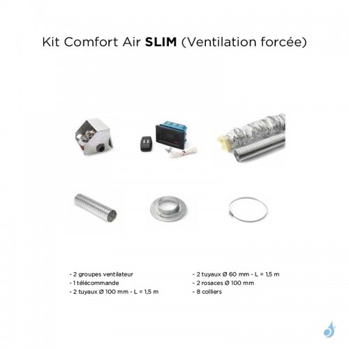 Kit complet Comfort Air Slim pour gamme bois MCZ