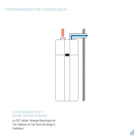 TOSHIBA chauffe-eau thermodynamique Estia HWS-G1901CNMR-E - Gaz R134A -190L A+