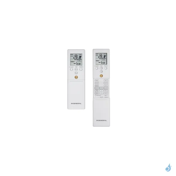 GENERAL climatisation mono split cassette 600 x 600 gaz R32 KVLA performance 3,5kW AUXG12KVLA + AOHG12KBTB A++