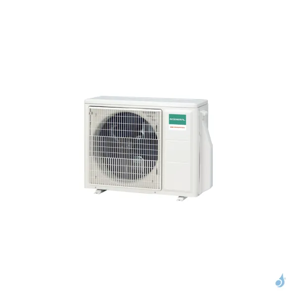 GENERAL climatisation mono split cassette 600 x 600 gaz R32 KVLA performance 5,2kW AUXG18KVLA + AOHG18KBTB A++