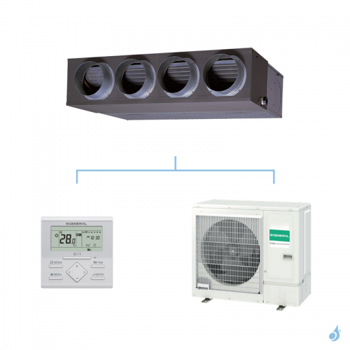 GENERAL climatisation mono split (3Ph) gainable KMLA gaz R32 Original 9,5kW ARXG36KMLA + AOHG36KQTA A+