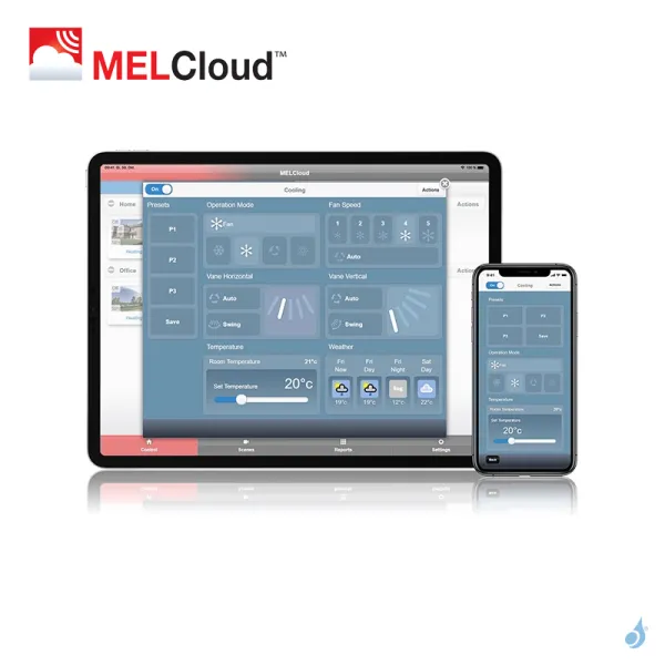Mitsubishi Electric MAC-587IF-E Interface WiFi pour contrôler unités intérieures via MELCloud