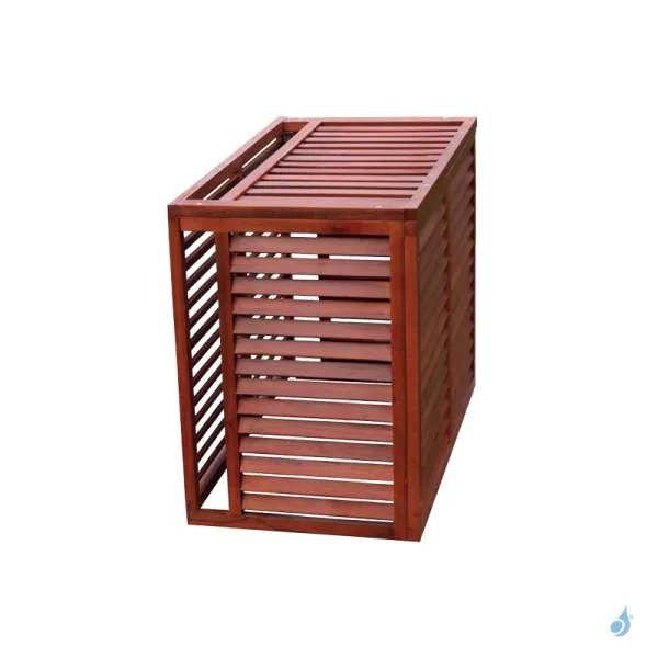 Face dos pour cache climatiseur en bois exotique livraison en 72H