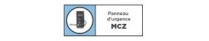 Panneau d'urgence MCZ